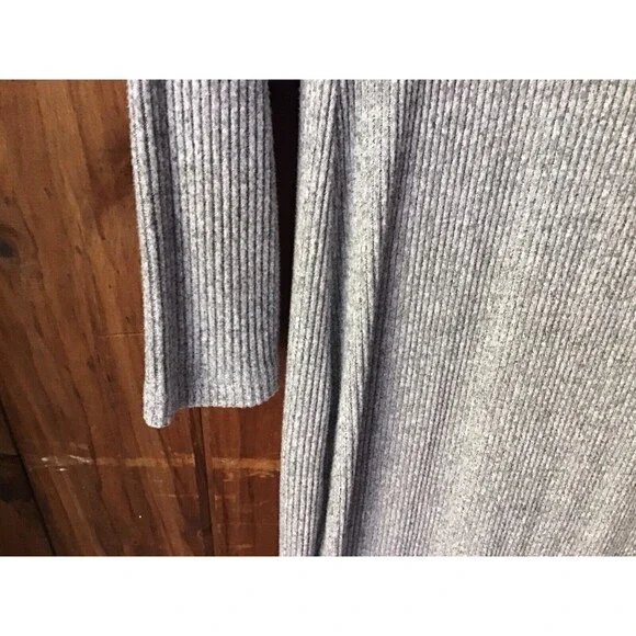A New Day Sweater Dress Size M Heathered Gray Midi Length Lightweight Soft Knit - Picture 3 of 6